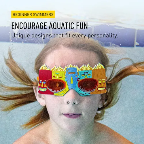 Vista 5 de FINIS Gafas de natación con personajes para niños