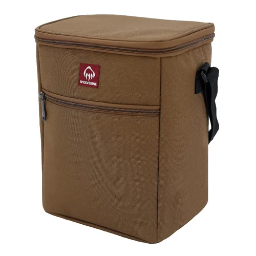 Vista 7 de Wolverine Bolsa térmica para 24 latas Aislada Reutilizable Resistente Resistente al agua Sitio de trabajo Exterior Viaje Maletereo