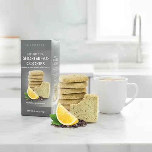 Vista 5 de BISCOTTEA Galletas de Mantequilla con Té Earl Grey (8 Galletas)