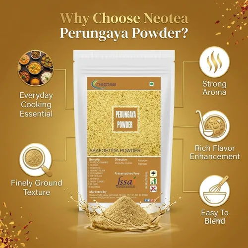 Vista 2 de Neotea Asafoetida Powder Pure Hing Heeng Spice Auténtico ingrediente de cocina indio Potenciador de sabor aromático Masala natural