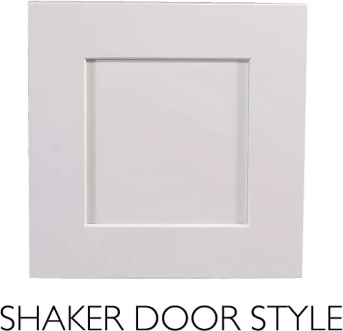 Vista 17 de Design House Brookings - Armario de cocina W2412, 24 pulgadas de ancho x 12 pulgadas de profundidad x 12 pulgadas de alto, pintado blanco, madera