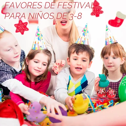 Vista 5 de 50 paquete de patos de goma para niños, juguetes de baño y patos para jeep para patear, patos de goma a granel para niños, accesorios para fiestas