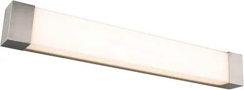 Vista 7 de Darcy - Lámpara LED de pared o tocador de baño de 24 pulgadas, 3000 K, en níquel cepillado