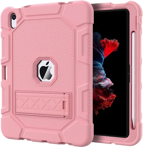 Vista 15 de Azzsy Funda para iPad 10.ª generación de 10.9 pulgadas, 2022, soporte integrado para lápiz Apple, funda protectora resistente a prueba de golpes
