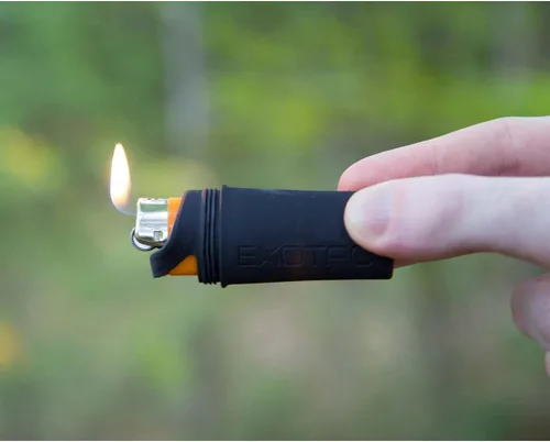 Vista 8 de EXOTAC - FireSLEEVE Funda impermeable para encendedor no incluye encendedor (negro)