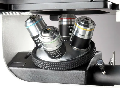 Vista 4 de AmScope Microscopio metalúrgico trinocular invertido ME1200T 50X-500X