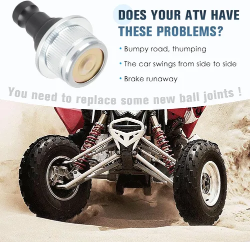 Vista 6 de Youxmoto Rótulas superior/inferior para Arctic Cat Prowler/Wildcat/Alterra 1000 250 300 350 400 425 450I 500 650 700