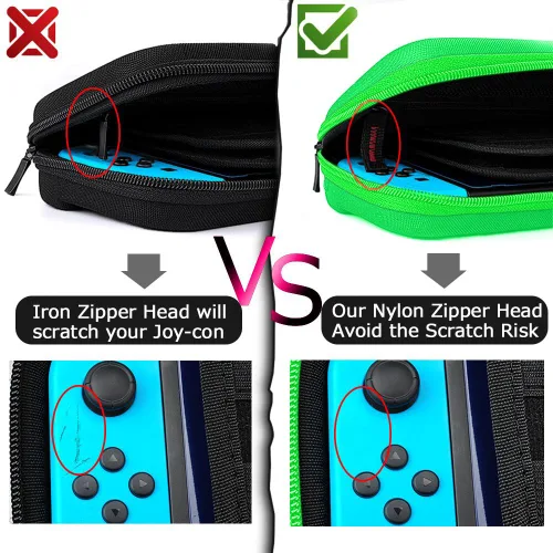Vista 39 de daydayup Switch Carrying Case Compatible with Nintendo Switch 2, with 24 Games Cartridges Protective Hard Shell Travel Carrying Case Pouch for