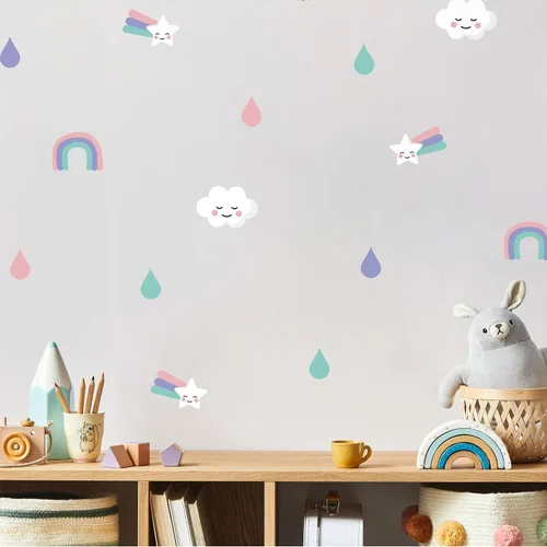 Vista 21 de Teddylabels - Calcomanías de Animales Árticos - Pegatinas de Pared Fáciles de Aplicar y Removibles: Transforma el Dormitorio de tus Niños Pequeños