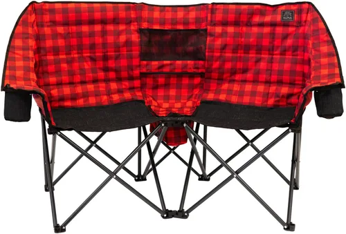Vista 9 de Kuma Outdoor Gear Kozy - Silla de oso con bolsa de transporte, silla de campamento doble portátil de lujo para exteriores, para glamping, deportes