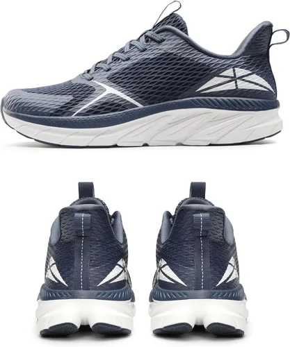 Vista 9 de ALLSWIFIT Tenis para correr en carretera para hombre, cómodos, transpirables, atléticos, entrenamiento, gimnasio, entrenamiento cruzado, zapatos
