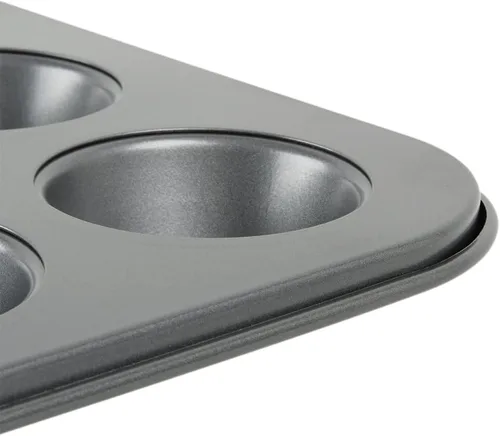 Vista 5 de TrueCraftware - Molde antiadherente de 1-1/2 oz para hornear muffins, 24 cavidades, molde para magdalenas, moldes antiadherentes para hornear, ideal