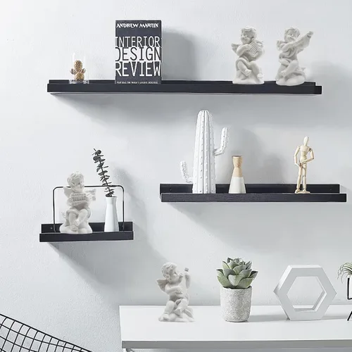 Vista 2 de Hoypeyfiy 4 mini figuras de ángel de querubín, estatuas de ángel pequeño de resina, esculturas de ángel músico para decoración de estantes, repisa