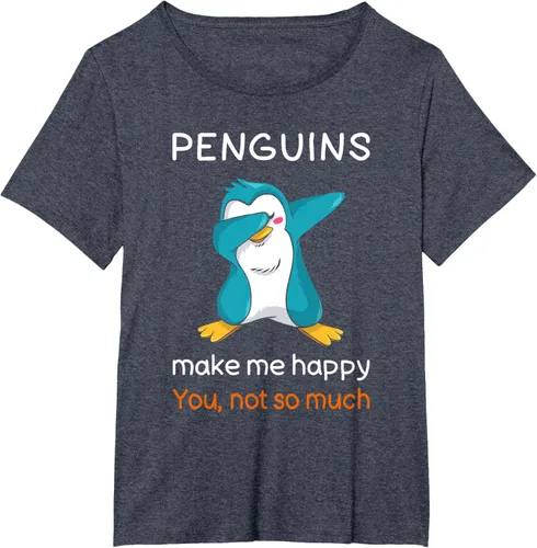 Vista 36 de Camiseta de pingüino con cita de pingüino sarcástico para amantes de los pingüinos, Negro