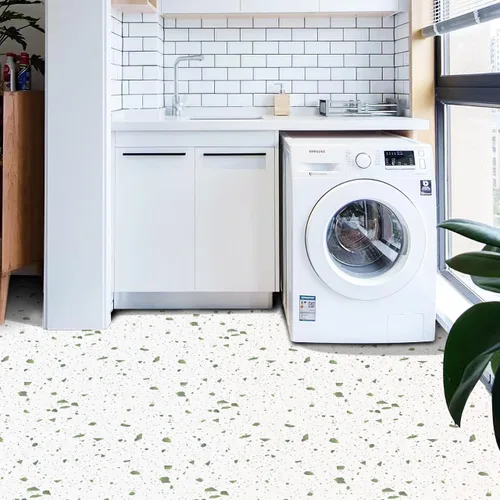 Vista 5 de SVNOOC Azulejos autoadhesivos de vinilo autoadhesivos, 10 hojas de 12 x 12 pulgadas, suelo de bricolaje para cocina, sala de estar, impermeables