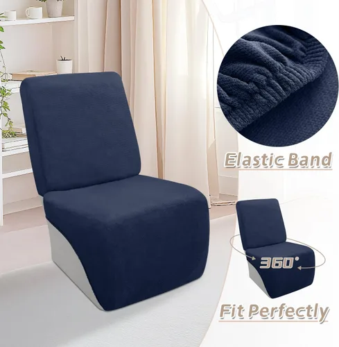 Vista 255 de Arfntevss Fundas de sofá seccional reclinable de terciopelo, Funda de sofá seccional de esquina para sofá reclinable, Funda elástica suave
