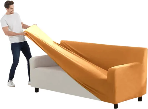 Vista 95 de Funda para Sofá de Terciopelo, Fundas Elásticas para Sofá para Funda Principal Separada/Respaldos y Cojines de Asiento, Funda para Sofá, para Fundas