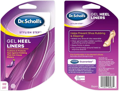 Vista 2 de Dr. Scholl's Stylish Step - Forro de talón de gel, 1 par, talla única
