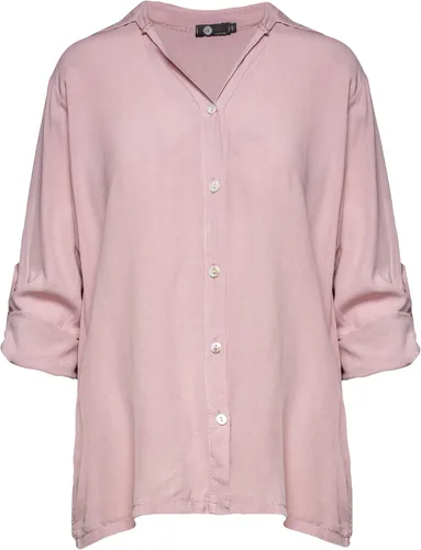 Vista 3 de M Made in Italy Camisa abotonada con mangas enrollables para mujer