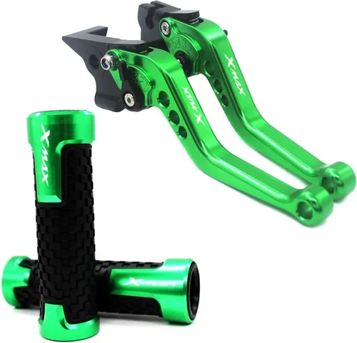 Vista 9 de Para Yamaha Xmax 250 300 400 Xmax X-MAX 250 300 400 motocicleta CNC ajustable embrague palanca de freno de control manijas freno de mano