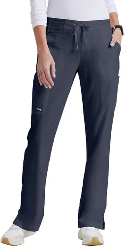 Vista 10 de BARCO Grey's Anatomy - Pantalón médico Mia para mujer, cintura elástica en la espalda, pantalones médicos de pierna baja para mujer Bahama