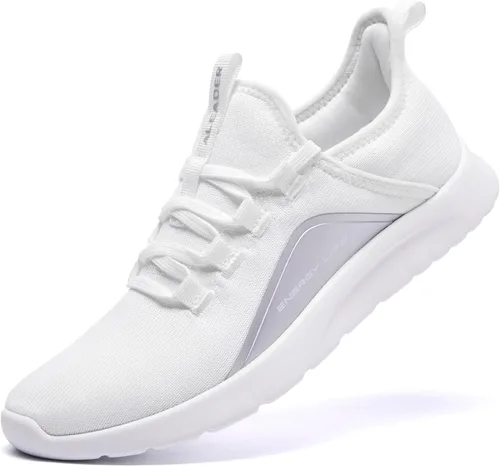 Vista 9 de ALEADER Energycloud - Tenis ligeros de mujer para caminar y correr Todo negro