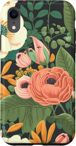 Vista 8 de Funda para iPhone 15 con diseño floral y flores coloridas