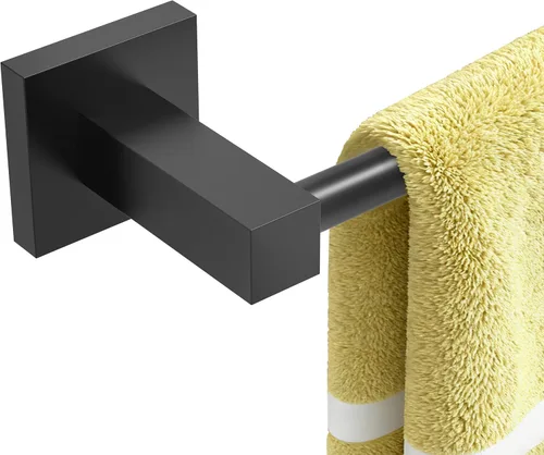 Vista 9 de RUACQ Barra para toallas de 18 pulgadas, Soportes para toallas para baño, Soporte para toallas de acero inoxidable 304 montado en la pared, Barra