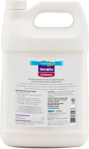 Vista 8 de Farnam Linimento de caballo Vetrolin para dolor muscular, rigidez y alivio