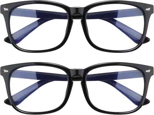 Vista 8 de Paquete de 2 lentes de luz azul para mujeres y hombres, gafas de computadora