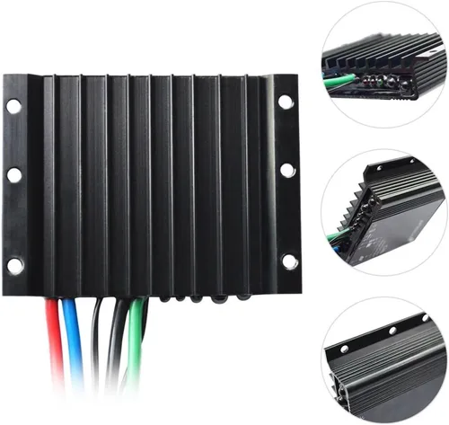 Vista 3 de Phocos Controlador de carga solar IP68 de 10 amperios, regulador de trabajo automático de 12/24 VCC, sistema de luz solar fuera de la rejilla