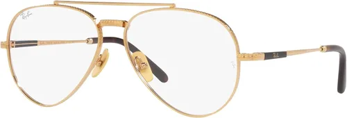 Vista 2 de Ray-Ban RX8225v Aviator Titanium Pilot - Marcos para gafas graduadas