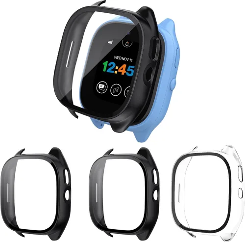 Vista 12 de Paquete de 3 fundas compatibles con Gizmo Watch 2 protector de pantalla para niños Funda protectora sensible al tacto Protección duradera