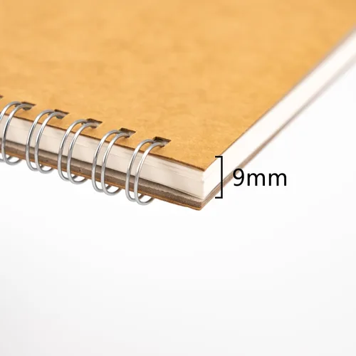Vista 5 de DSTELIN Cuaderno de espiral en blanco de 10 pulgadas x 7.5 pulgadas, 100 GSM, paquete de 2, tapa suave, cuaderno de bocetos, 100 páginas/50 hojas