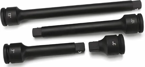Vista 9 de Steel Vision Tools Juego de 13 piezas de 1/2 pulgada SAE de impacto con unidad de enchufe profundo Acero cromo-molibdeno EncHUFES de impacto