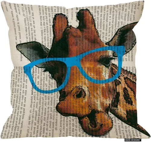 Vista 5 de HGOD DESIGNS Funda de almohada de perro Pug de 18 x 18 pulgadas con cremallera de dos lados