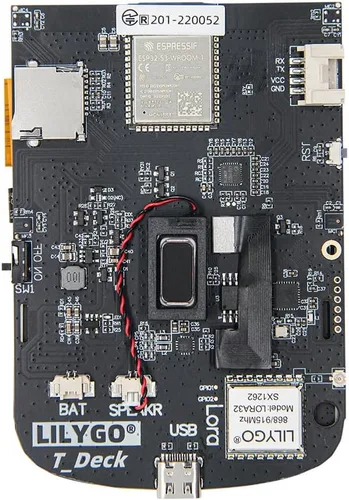 Vista 3 de LILYGO T-Deck ESP32-S3 LoRa BLE WiFi TTGO Módulo LoRaWAN de Largo Alcance Placa de Desarrollo (Firmware LILYGO Negro)
