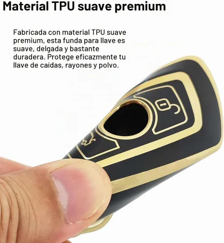 Vista 3 de Funda para Llavero de Coche Llavero Funda de Llave de TPU Suave Carcasa de Protección Portallaves Accesorios
