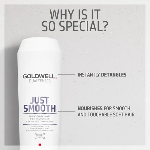 Vista 6 de Goldwell Dualsenses Just Smooth - Acondicionador antiencrespamiento y control de humedad