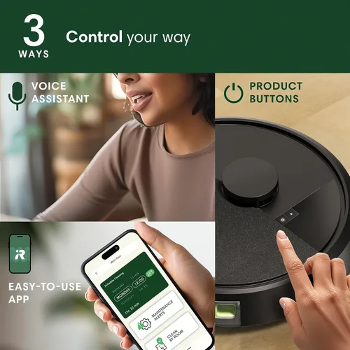 Vista 10 de iRobot Roomba Robot aspiradora de 105 Vac con base de vacío automático – Se Negro