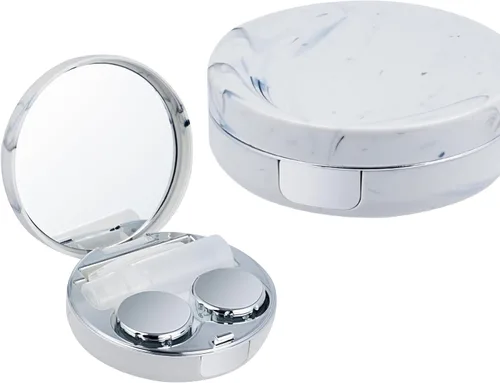 Vista 6 de Paquete de 1 kit de funda para lentes de contacto, 2 fundas para lentes de contacto adjuntas que se pueden reemplazar, uso diario al aire libre