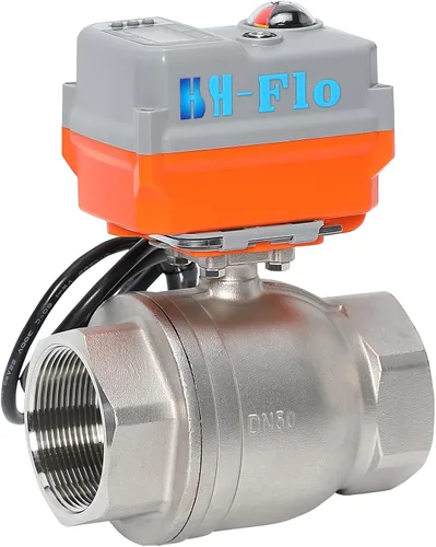 Vista 10 de 2 vías 1 "DN25 24VAC/DC 4-20mA/0-20mA Actuador proporcional de acero inoxidable 304 Válvula de bola motorizada de control de modulación integral