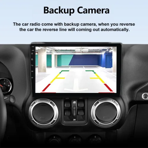 Vista 7 de AWESAFE Radio de coche estéreo Android 13 para Jeep Wrangler JK 2007-2018 Dodge Ram 1500 2500 2009 2010 2011 2012 Grand Cherokee con CarPlay Android