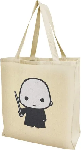 Vista 5 de Harry Potter Voldemort Cute Chibi Character Grocery Travel Bolsa de mano reutilizable