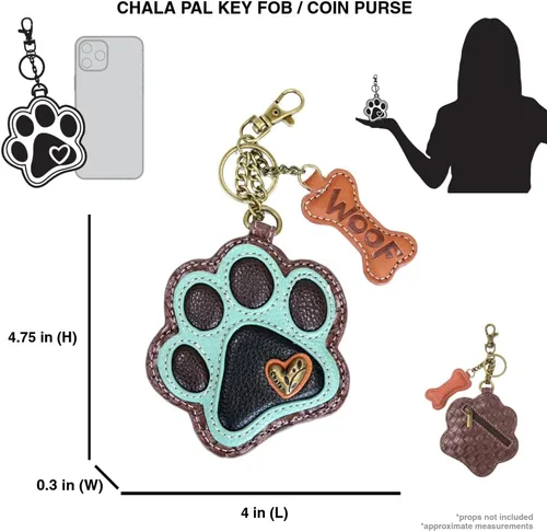 Vista 104 de CHALA Dog Collection - Llavero decorativo para mujer