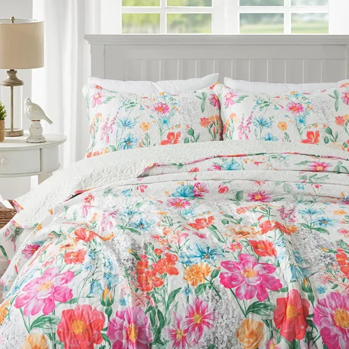Vista 29 de Travan Juegos de Edredón de 2 Piezas Twin con Sham, Ropa de Cama de Gran Tamaño, Colcha Reversible, Juego de Cubrecama Suave, Tamaño Twin