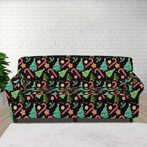 Vista 107 de Horeset Funda elástica para silla con diseño de flores hippie otoñales, funda para sofá, lavable, protección de muebles con espuma antideslizante