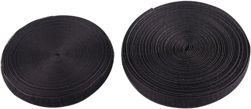 Vista 2 de 0.78 pulgadas (0.787 in) de ancho para coser, 32.8 ft (10.9 yardas) (negro)