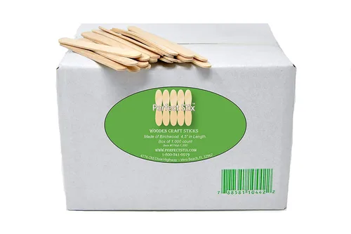 Vista 5 de Perfect Stix Depresores de lengua (500 ct) y palitos de artesanía (1000 unidades)