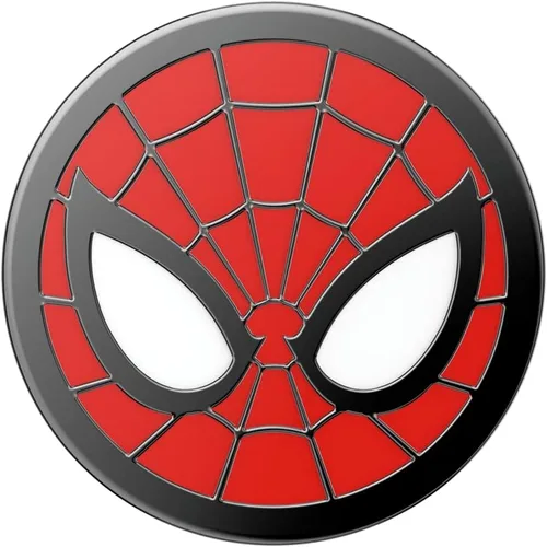 Vista 5 de Agarre para teléfono PopSockets con soporte expandible, agarre adhesivo, esmaltado - Marvel Spiderman